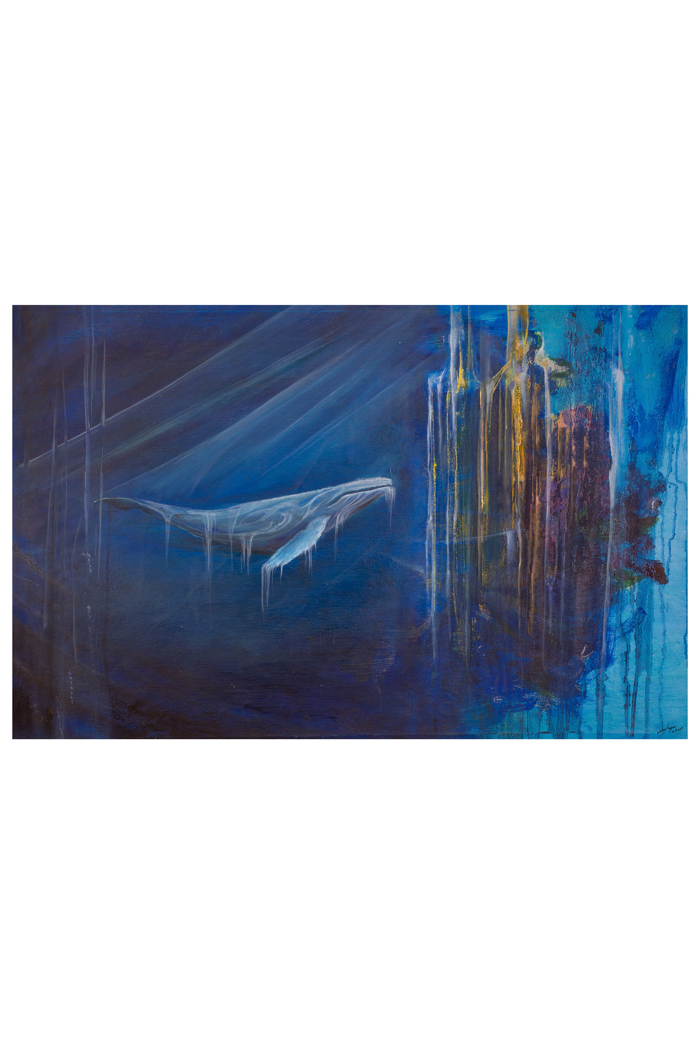 52 Hertz The Lonely Whale - Giclée Print on Hahnemühle Photo Rag